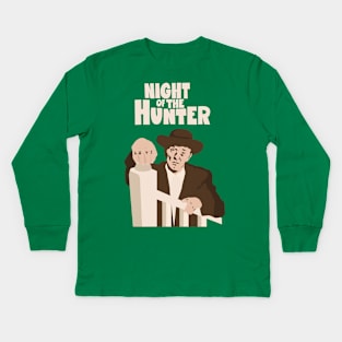 The Night of the Hunter: Robert Mitchum's Iconic Performance Kids Long Sleeve T-Shirt